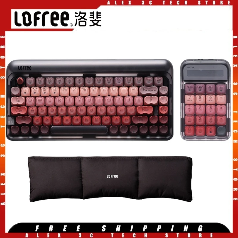 

80% Lofree MAC Lipstick Mechanical Keyboard 3Modes 1000Hz 84 keys Gateron Customized Axis 4000mAh Hot Swap LED Light for Mac Win