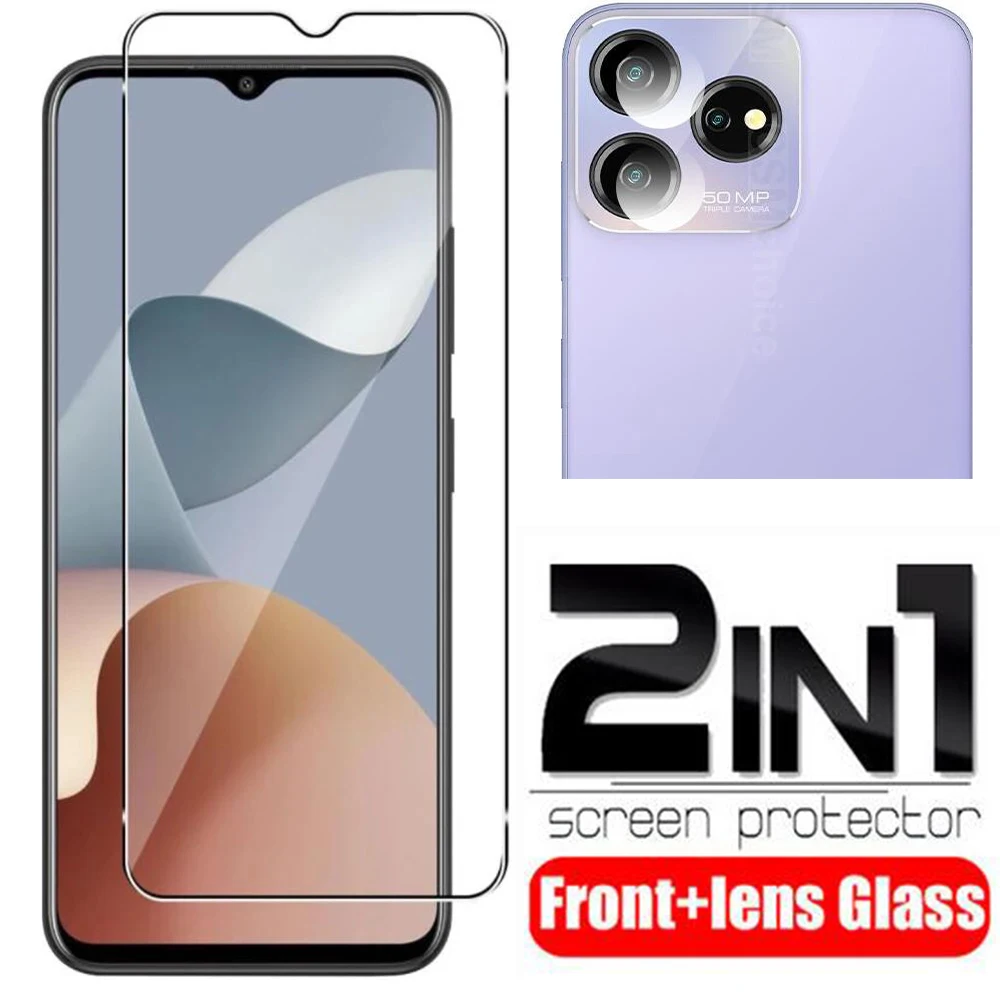 Protective Glass Cover For ZTE Axon 50 Lite Tempered Glass Screen Protector For Blade V50 Design 4G Smart A73 Soft Camera Lens