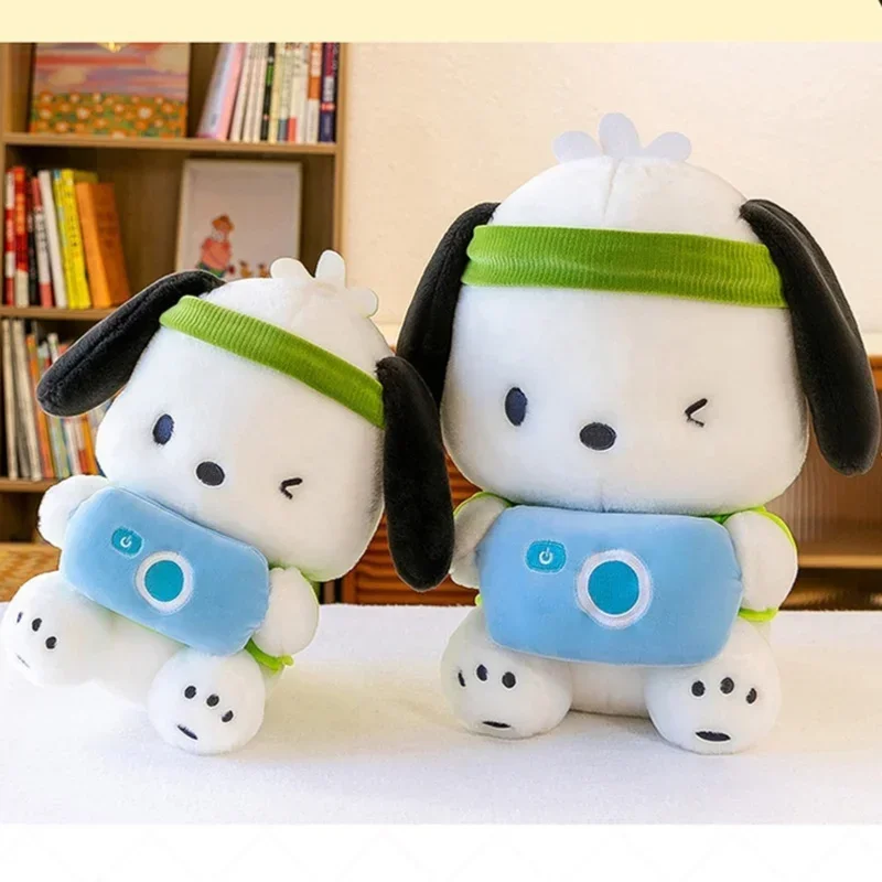 2023 New Kawaii Lovable Sanrio Plush Pochacco Plush Doll Cute Couple Pochacco Cartoon Toys Around Children\'s Birthday Gifts