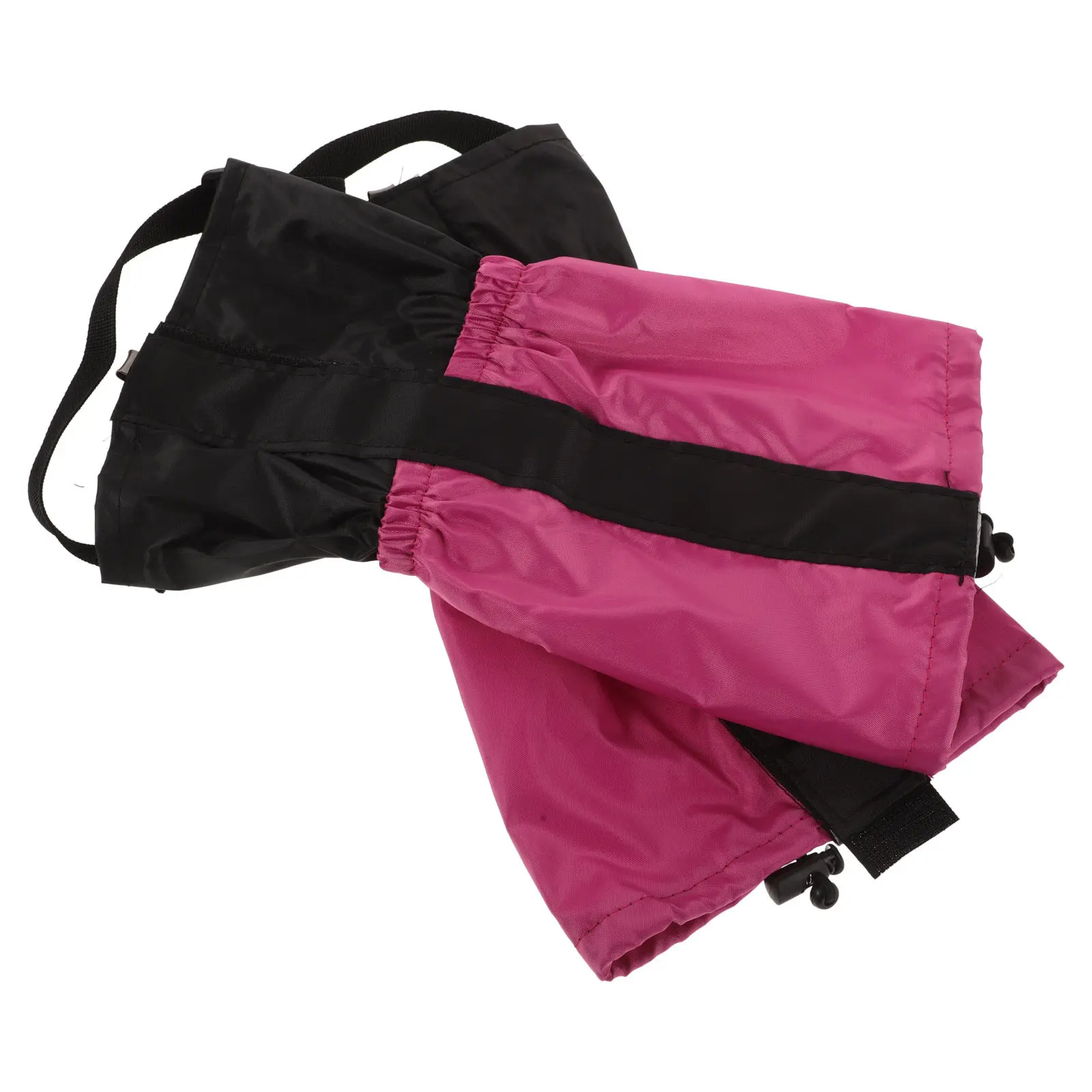 1Pair Hiking Waterproof Gaiters Short Leg Gaiters for Climbing Trekking Mountaineering Snow Mud Protection Elastic Fit