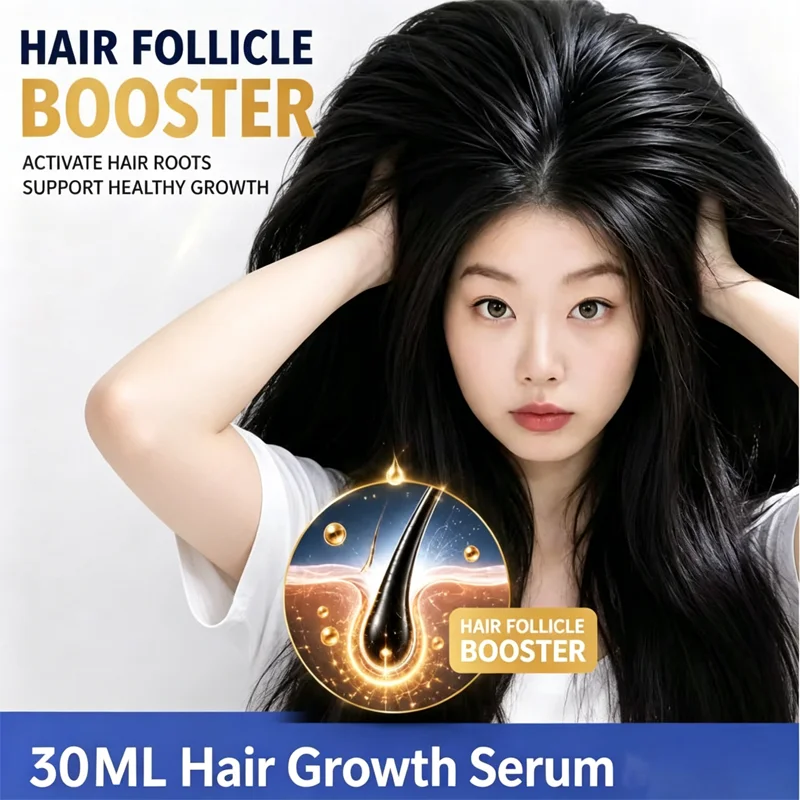 Hair Growth Serum Anti Hair Loss Treatment Hair Follicle Activator Hair Density Booster Scalp Nourishing Hair Root Care Oil 2026