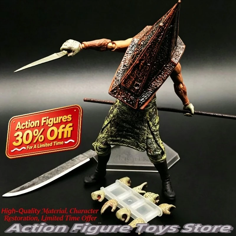 action figure Silent Hill Triangle Head15CM Game anime/peripherals figure adult birthday gift desktop ornament Trendy Toys model