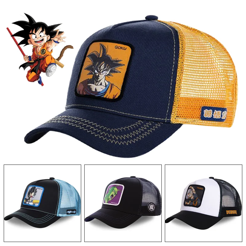 

Бейсбольная кепка Dragon Ball Son Goku, модная мужская и женская летняя шляпа от солнца, регулируемая спортивная кепка на открытом воздухе, повседневные солнцезащитные шляпы с солнцезащитным кремом