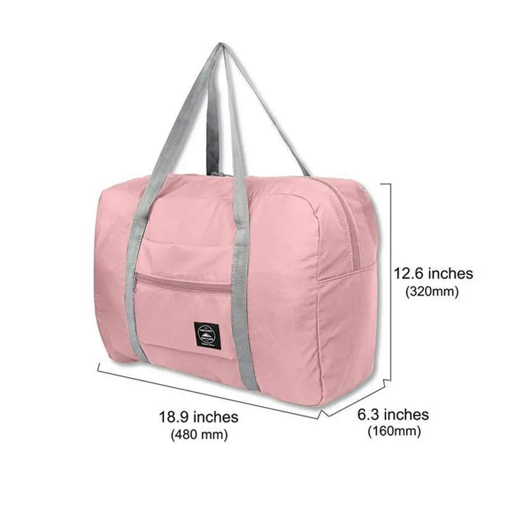 1/2er-Pack Faltbare Reisetasche für Fluggesellschaften, Handgepäck, Wochenendtasche, Übernachtungstasche, Krankenhaus-Tasche, Sporttasche für Damen und Herren – Detail 2