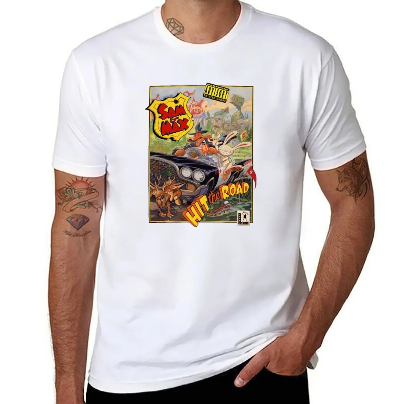 

Sam And Max : Hit The Road T-Shirt Lightweight Sport Basic T-Shirt