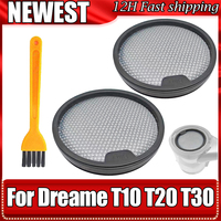 Pre-Filter for Dreame T10 T20 T30 for Xiaomi G9 G10 Handheld Vacuum Cleaner Sweeper Washable Replacement Spare Parts