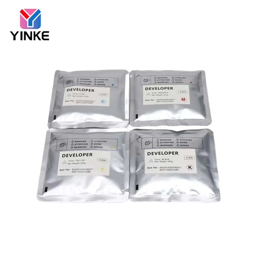 1Set X804 X809 Developer Powder For Samsung X4250 X4300 X9201 X9251 X3220 X3280 X4300l High Quality Japan OEM Carrier CMYK