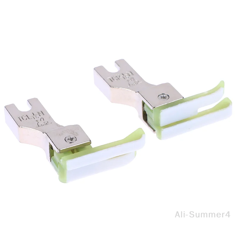 TCL TCR 1/16N يمين/يسار البلاستيك تعويض قطعة قدم الضغط في ماكينة خياطة الغرز المتشابكة الصناعية إبرة واحدة قطعة قدم الضغط في ماكينة الخياطة #2