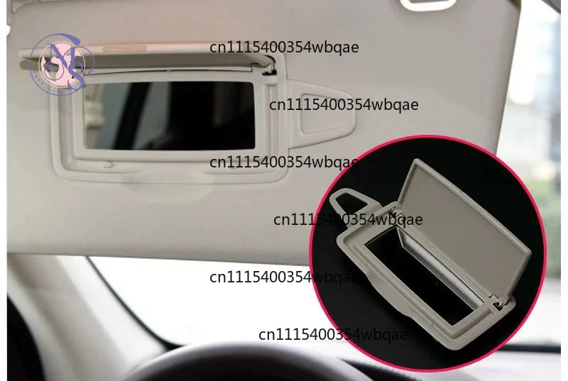 Car Sun Visor Makeup Mirror Flip Cover, Sunshade Cosmetic Mirror Replacement Part