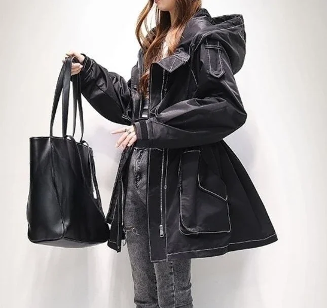 2026 Autumn and Winter New Women's Down Cotton Jacket Loose Fashion Windbreaker Coat