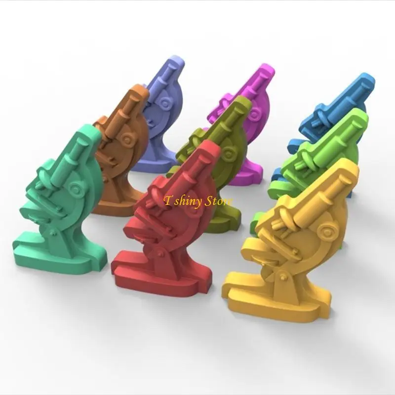 N58F Unique Microscope House Mold Create Exquisite Microscope Durable
