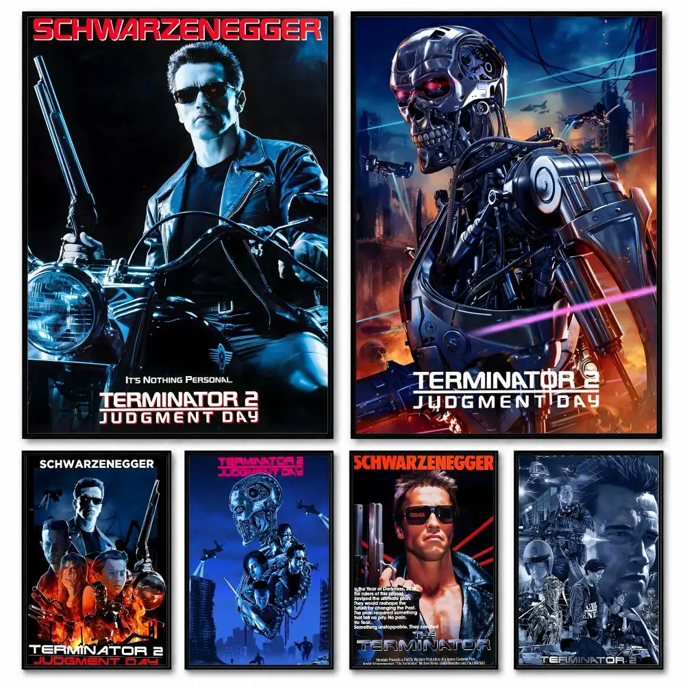 Terminator 2 Judgment Day Poster Room Decor Home Wall Art Printing Waterproof Garage BedRoom Posters Gift