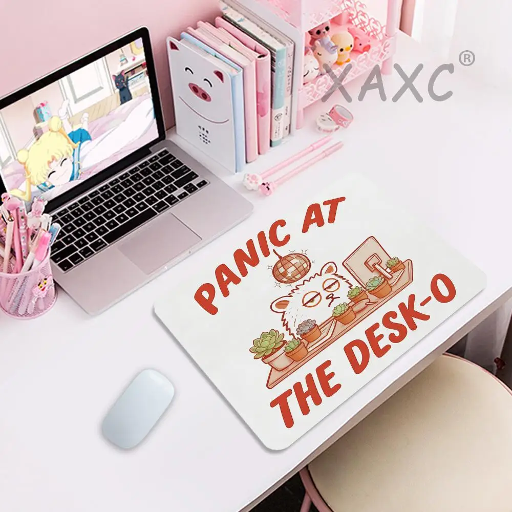 

HYBXAXC Work Panic Disco Ball Funny Coworker Gift Small Mouse Pad Thickened Desktop Computer Keyboard Wireless Boy Girl Gift