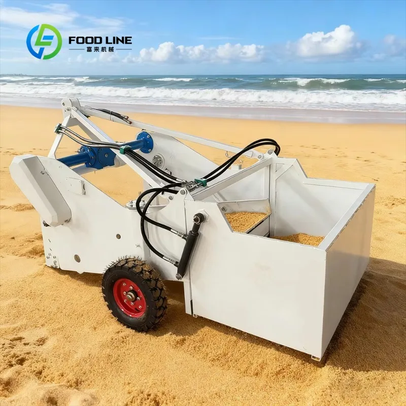High-Performance Solar Beach Cleaning Robot Walkbehind Beach Cleaning Machine Hand-Pushed Beach Cleaning Equipment Sand Custom