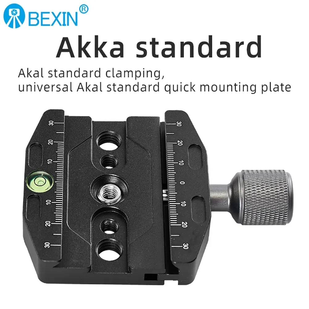 BEXIN QR50N QR70N QR90N Camera Quick Release Clamp Tripod Ball Head Mount Adapter Portable Stand Compatible Arca Swiss Plate