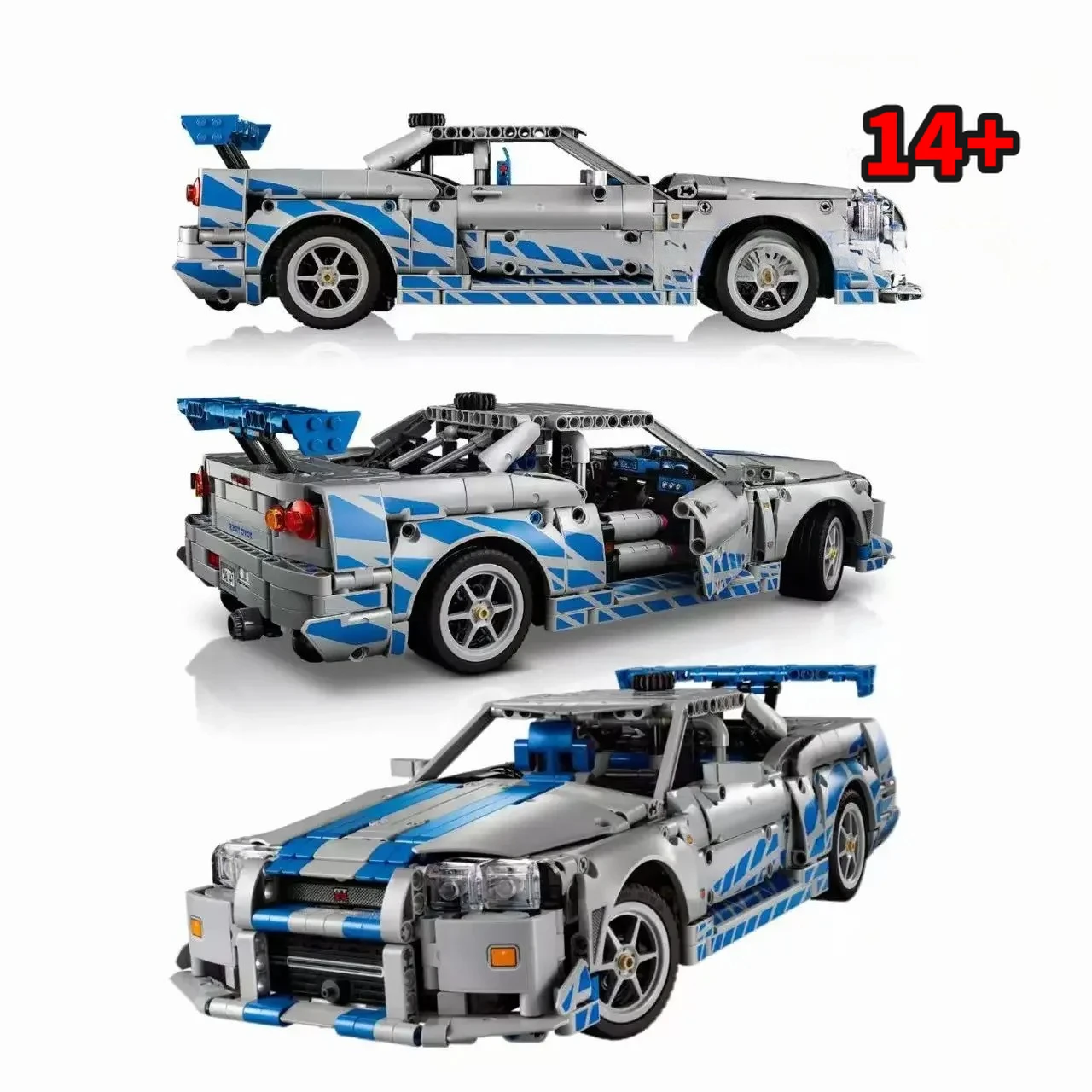 

Building Blocks Set Detailed Replica Disney New Arrival 42210 Nissan GT-R Desktop Ornament Birthday Gift for All Ages