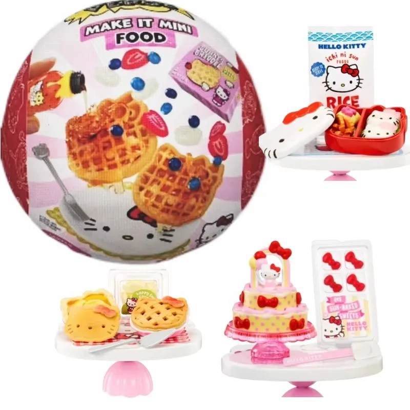 

Новая кукла-сюрприз, мини-кукла, новый продукт, кобрендовый мини-десерт Hellokitty Sanrio «сделай сам», подарочный набор игрушек для девочек