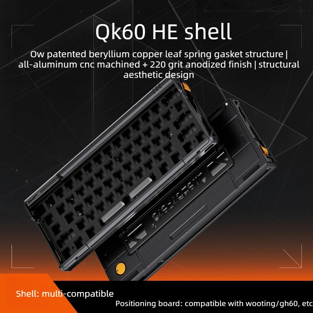 QK60HE Aluminium-Tastaturgehäu – Gaming Keyboard Ergonomics Bewertung und Preis