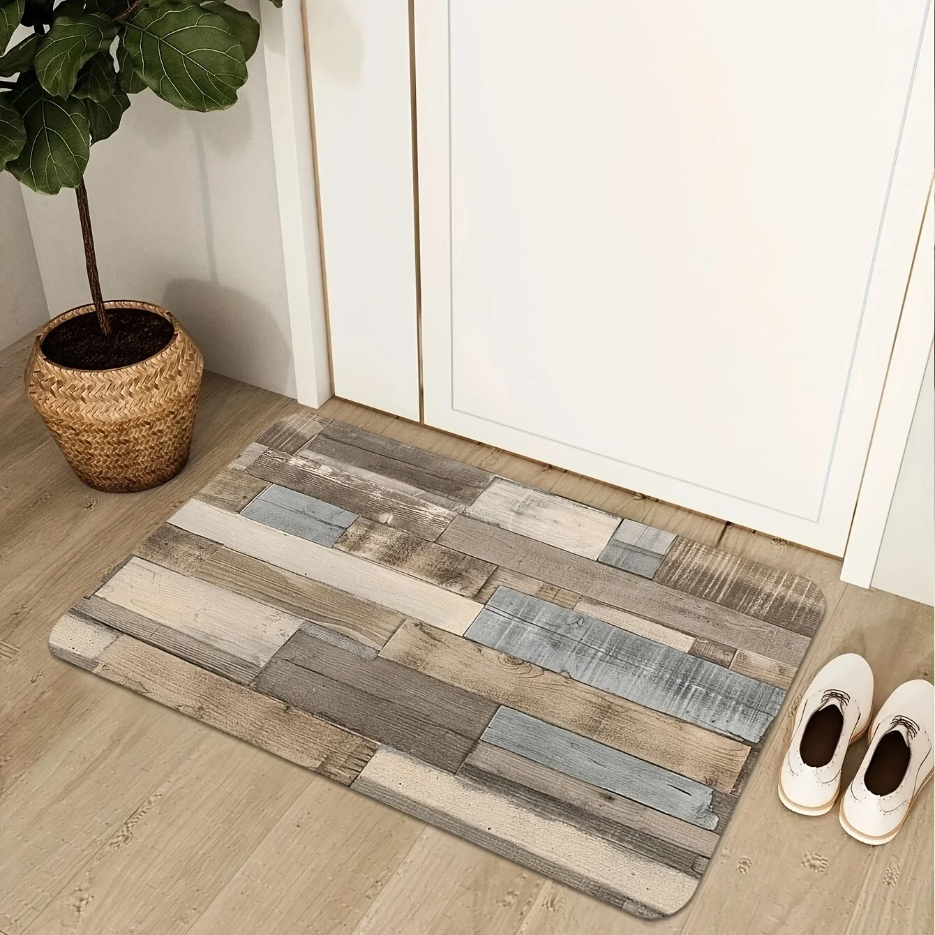 1pc Absorbent Non-Slip Floor Mat For Home Bedroom And Kitchen - Prevents Floor Damage And Foul Odors