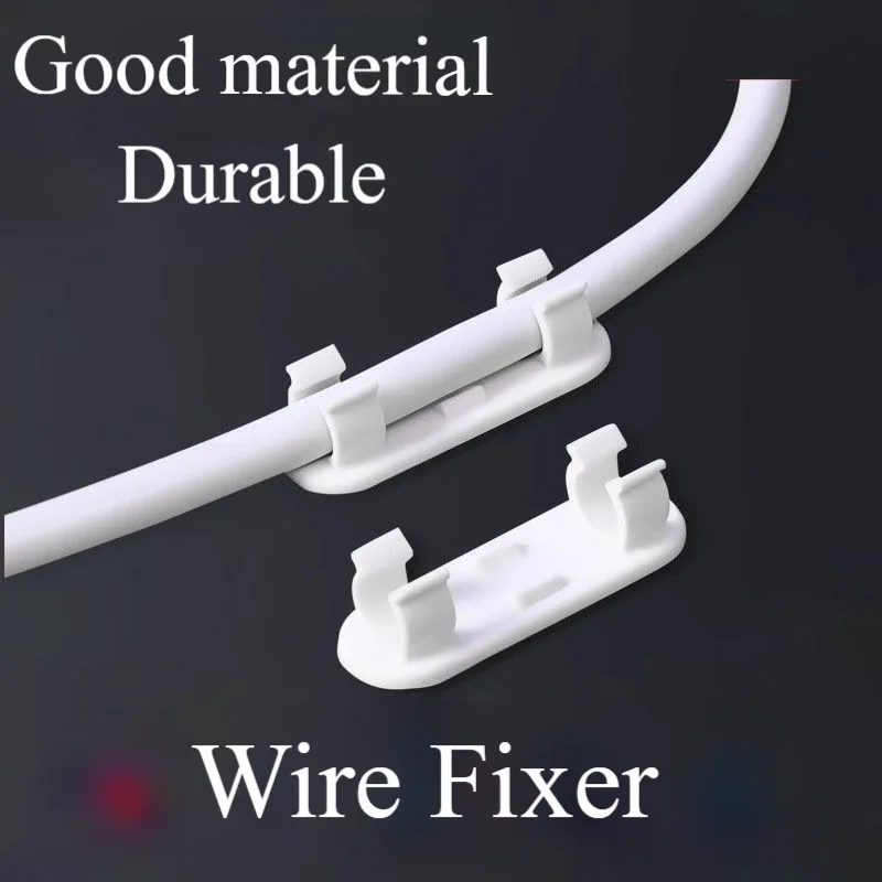 Self Adhesive Wire Fixer Cable Organizer Data Cable Clip Wall Nail Free Storage Clip Network Cable Routing Tool Home Office Tool