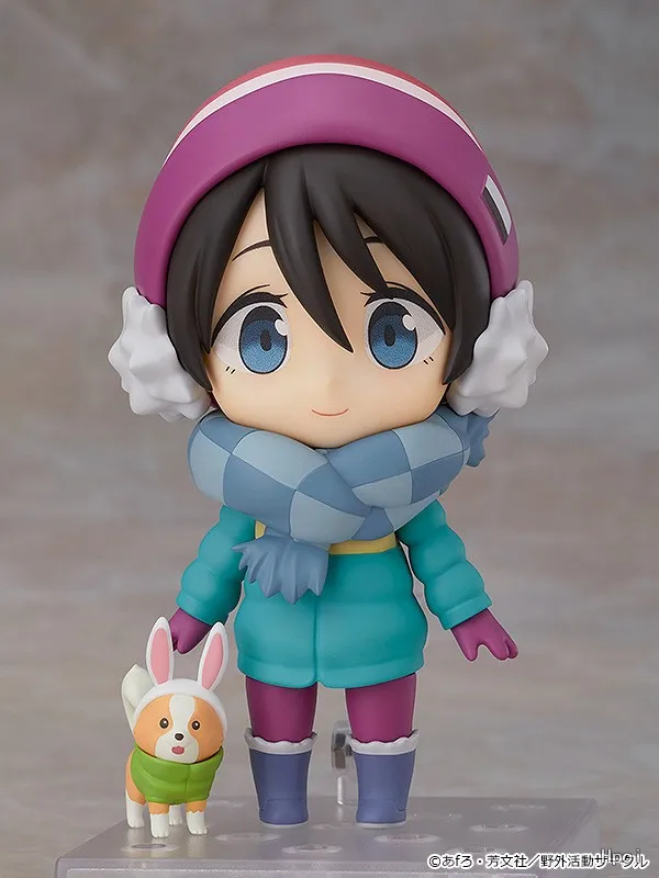 GSC Original NENDOROID LAID-BACK CAMP Series Keina Saito Anime Action Figure Model Toys Movable Model Ornaments Gifts Fo Boys