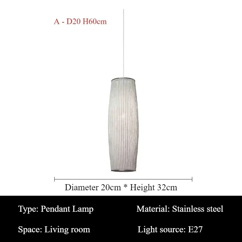 SANDYHA Stainless Steel Pendant Light Modern Hanging Chandelier for Living Room Dining Table Kitchen Home Decor Lighting Fixture