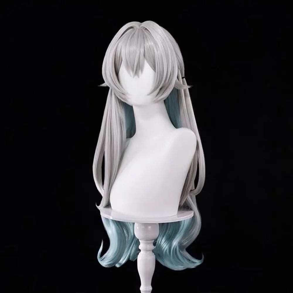 Collapse Star Dome Railway Flowing Firefly Cosplay Perücke Simulation Kopfhaut Natürliche Rollform Perücke Rose Intranet