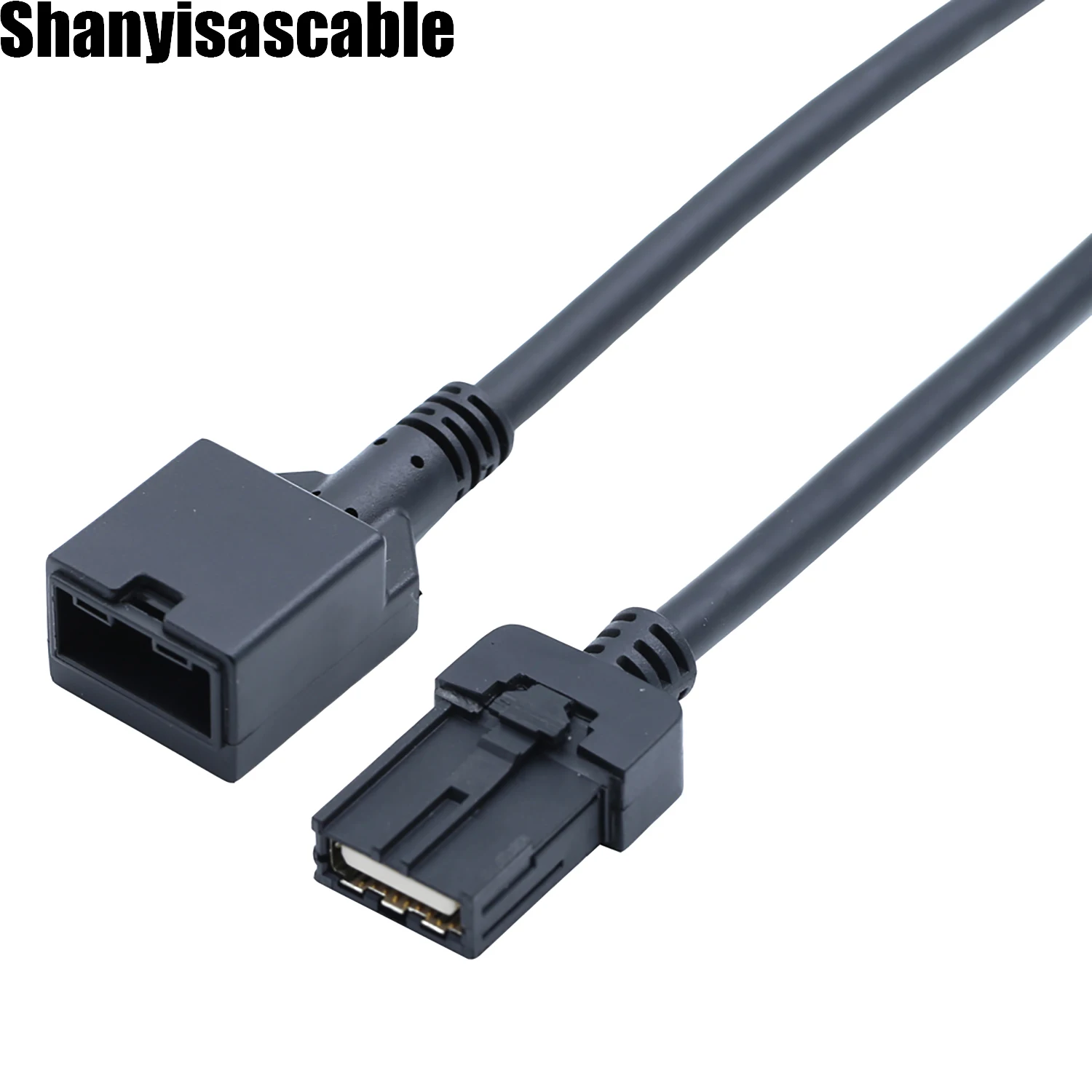 

1.0M High Speed HDMI E type 19P female to HDMI E type male black molding with Ethernet cable adapter