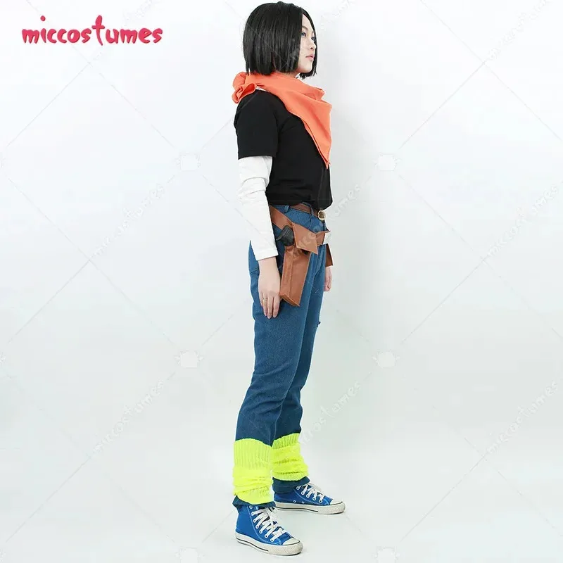 

Android 17 cosplay costume, suitable for Halloween anime exhibition parties