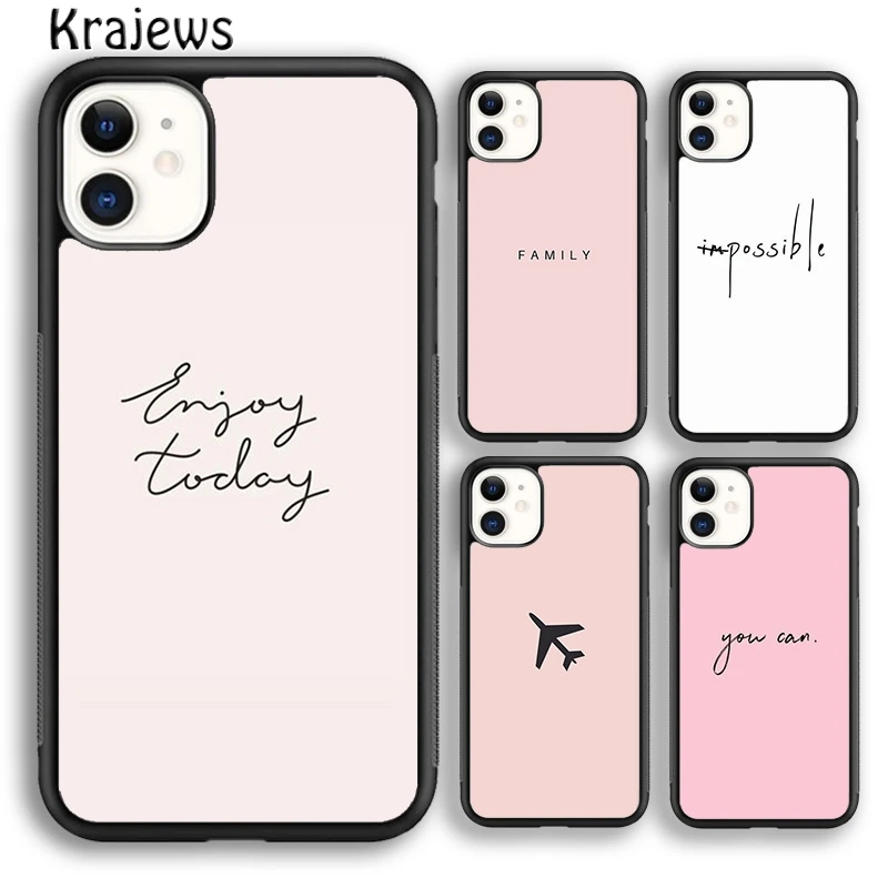 Krajews SASSY QUOTES TPU Soft Phone Case Cover For iPhone 16 15 SE2020 14 6 7 8 plus 11 12 13 pro max coque Shell Fundas