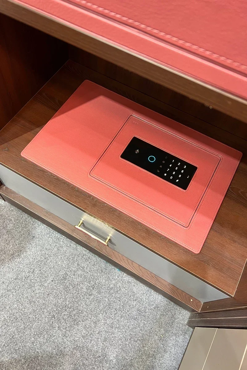 

Wardrobe Embedded Safe Fingerprint Identification Password Smart App Unlocking All-Steel Flip-up Safe