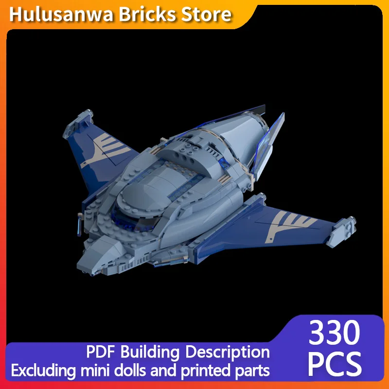 

Популярная киномодель MOC, строительные кирпичи, транспорт, космический корабль, модульная технология, подарки, праздник, сборка, детские игрушки, костюм