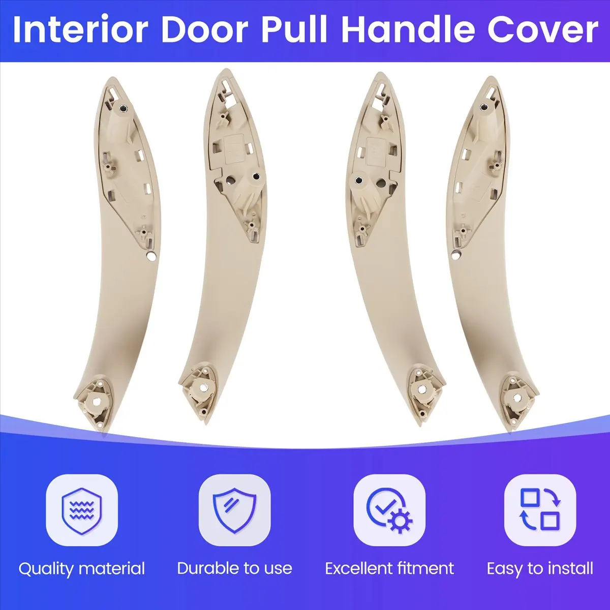 Super Sale Four Doors Car Interior Door Pull Handle Cover Armrest Bracket for-BMW 3 4 Series F30/F31/F34 F32/F33/F36 2012-18 Bei