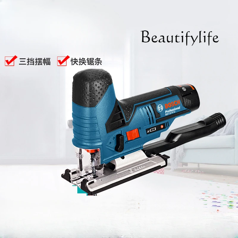 Delicate curve saw Lithium battery rechargeable pull saw Wood cutting machine Woodworking chainsaw