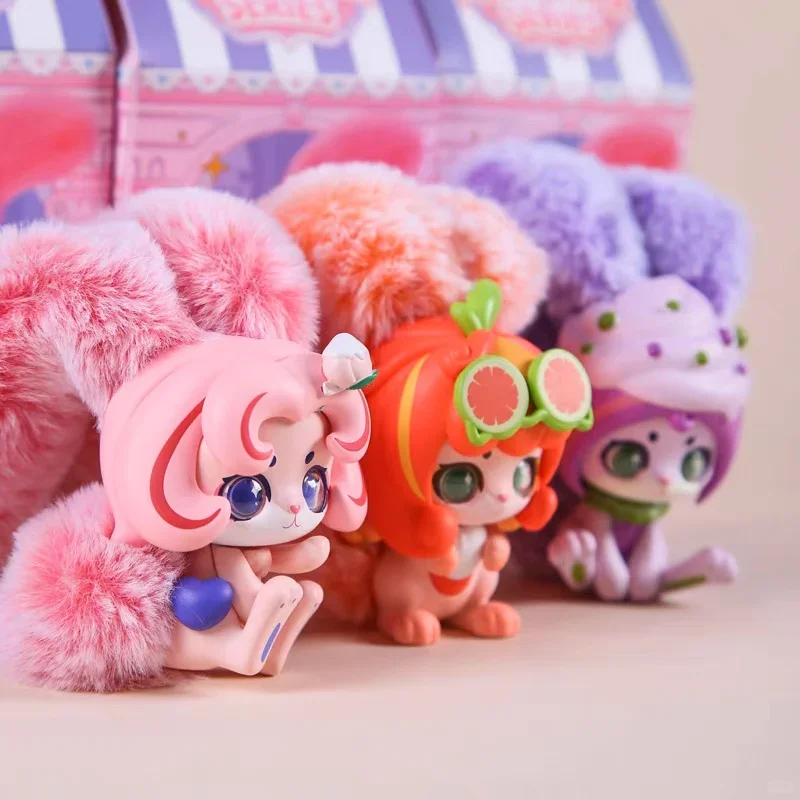 

Authentic Kabu Rabbit Fragrant Velvet Fun Doll Fruit Milk Series Blind Box Trendy Handmade Cute Desktop Ornament Souvenir