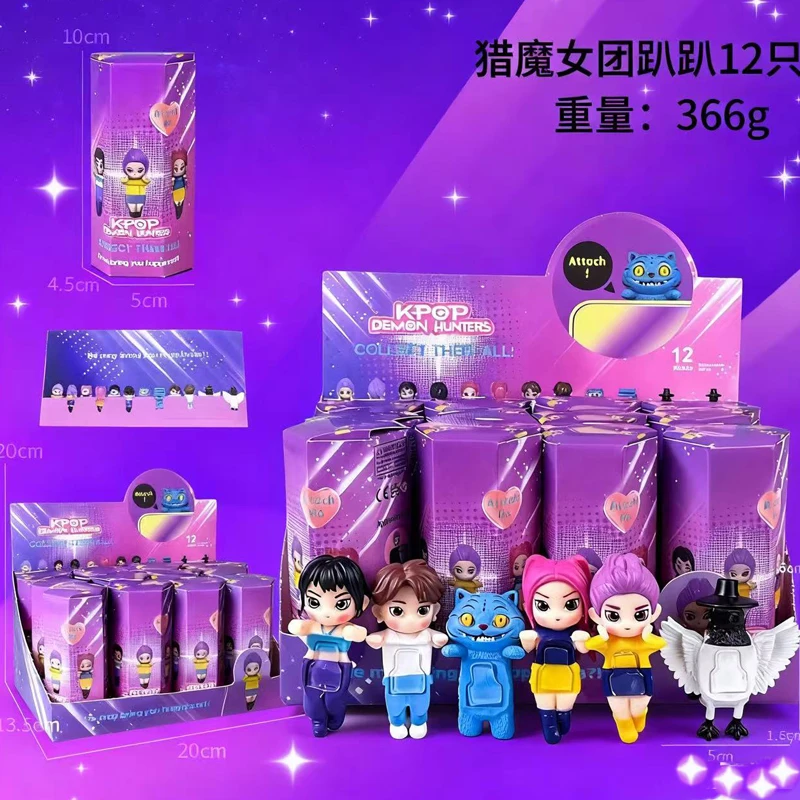 2025 Hot New Kpop Demon Hunters Blind Box Decorativo Mini Anime Figure Ornamenti Bambole Fan Bambini Regali di compleanno di Natale