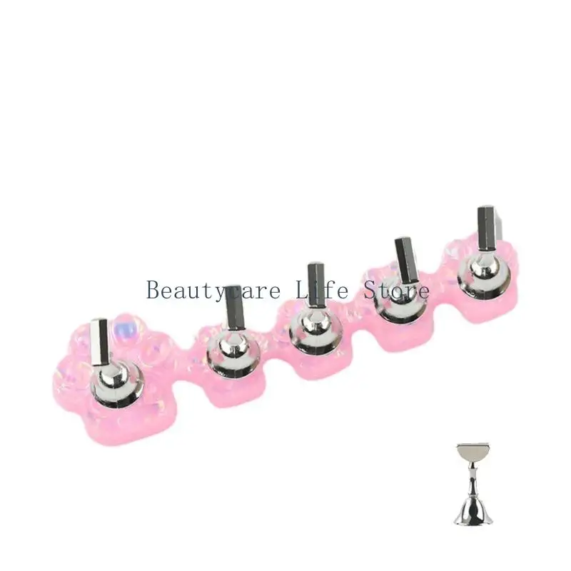 652C Durable Acrylic Art Practice Stands Storage Solution for Nail DIY Tools