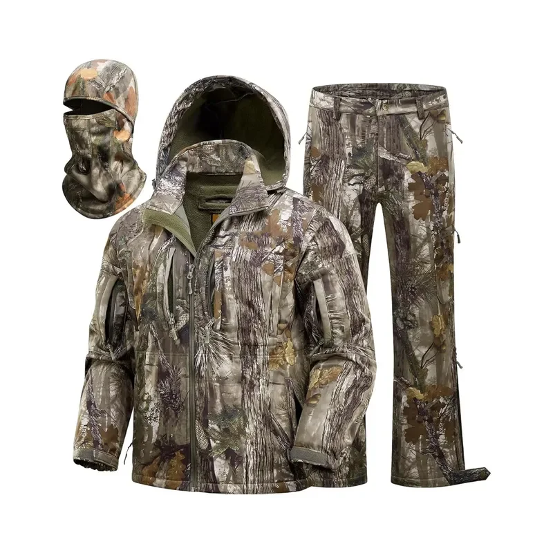 Premium Quality Camouflage Outdoor Hiking Hunting Clothing Breathable Adventure Uniform for Men