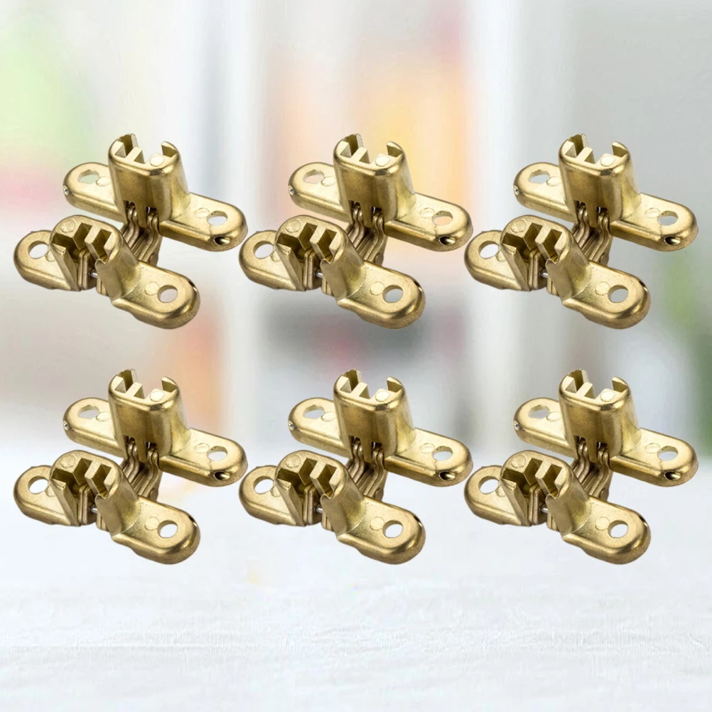 

4pcs Zinc Alloy Hinges Silent Mute Flat Heavy Duty Iron Door Hinges Corrosion Resistant Wood Door Hotel Club Use