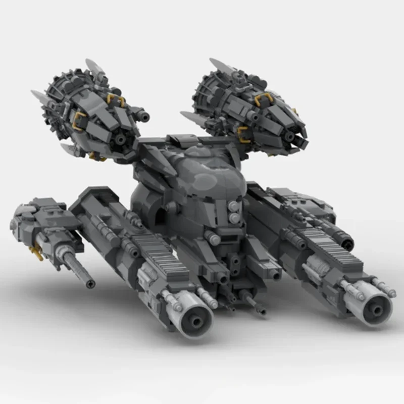 Ruimte Militair Model Moc Bouwstenen Orbital Assault Gunship Technologie Modulaire Blokken Cadeau Kerst Speelgoed DIY Sets Montage