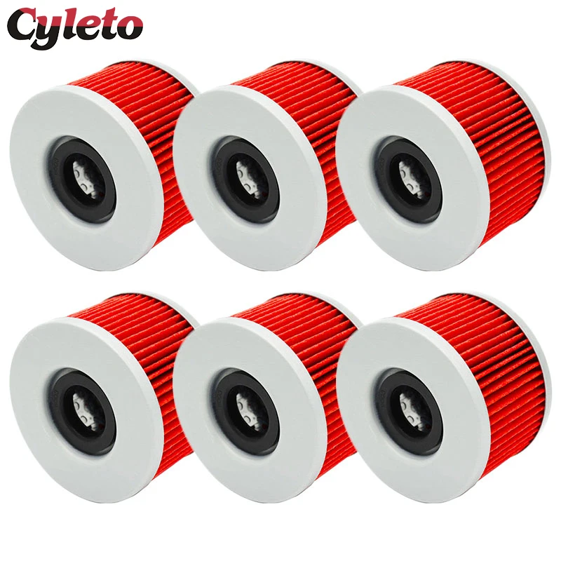 2/4/6 Pcs Motorcycle Parts Oil Filter For Honda CM250 CM400 CM450E CMX 450 Rebel CX400 CX500 Custom CX650 Gl500 Silverwing GL650