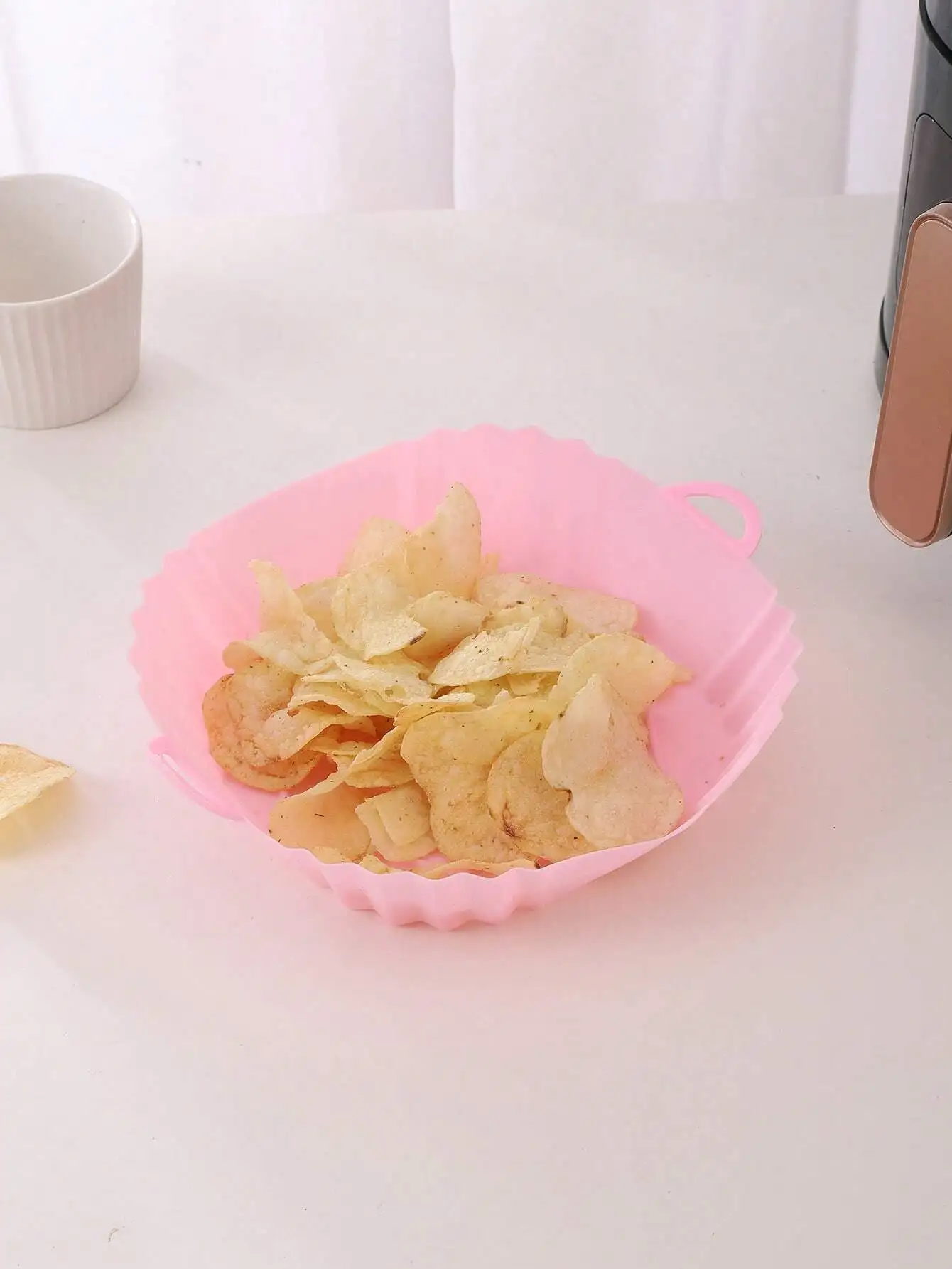1pc Air Fryer Silicone Pot, Modern Pot For Air Fryer Air Fryer Kitchen Air Fryer Liners Air Fryer Paper Airfryer Air Frier Back To School sh2304086549244449