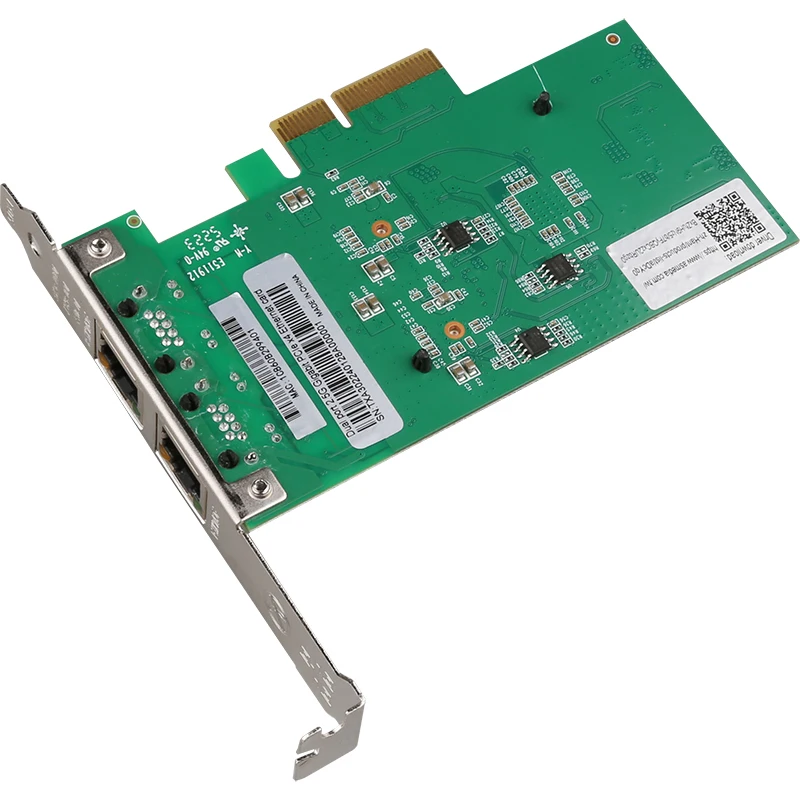 

Двухпортовая сетевая карта PCIe 2,5 Гбит/с PCIe4X 2,0 X2 Bandwidt 2,5G 2-портовая сетевая карта обеспечивает многогигабитный Ethernet PCIE3.0 8G/S