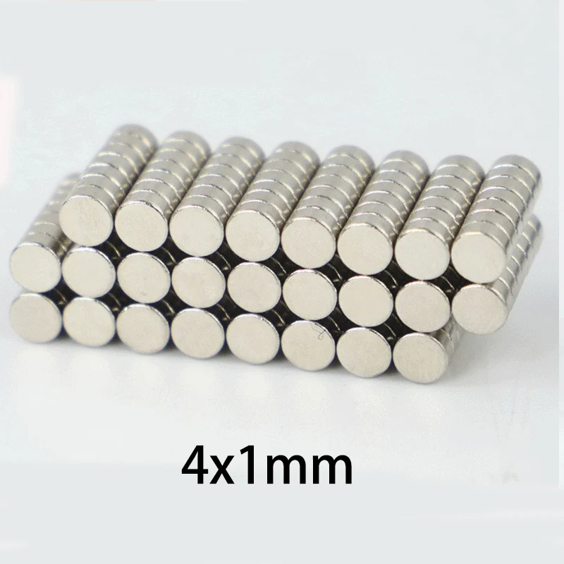 20/50PCS 4X1MM 10X1MM Ultra Thin Disc Magnets Slim Round Magnets For Precision Crafts Models DIY Electronics Projects Repairs