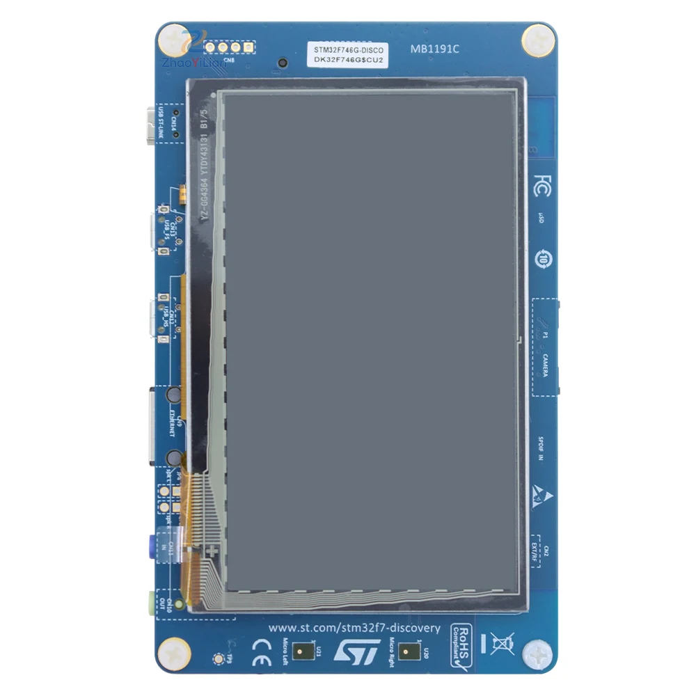 For STM32F746G-DISCO STM32F7 Discovery Board Cortex M7 MCU Evaluation Kit With STLINK V2