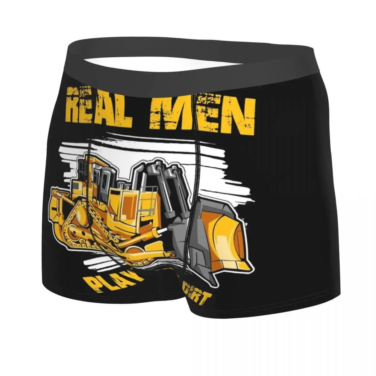 Heavy Equipment Operator Excavator Driver Man's Boxer Briefs Highly Breathable Underpants High Quality Print Shorts Gift Idea