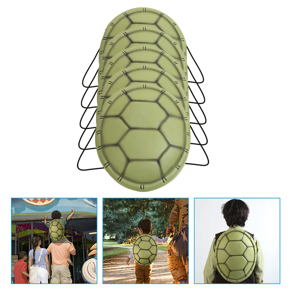 5 Pcs Simulated Turtle Shell Party Novelty Halloween Costumes Clothing Cosplay Prop Eva Kids Child Wearable