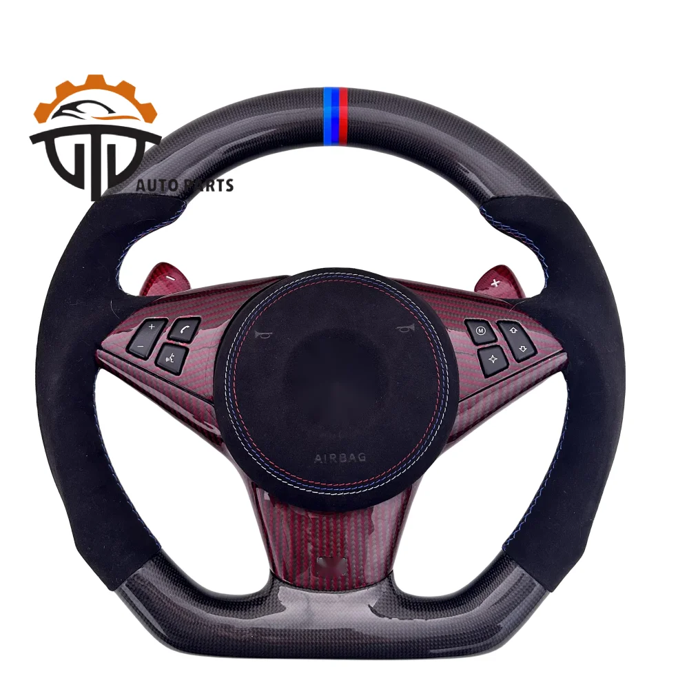 

Car Accessory Auto Parts Steering Wheel With Perforated Leather Fit For bmw E60