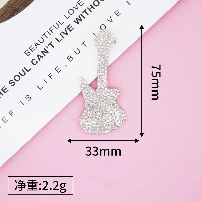 New 1pc Self-adhesive Glitter Rhinestone Star Crown Patches for Clothing No Need Iron on Clothes Shoe Jeans Small Badges Sticker