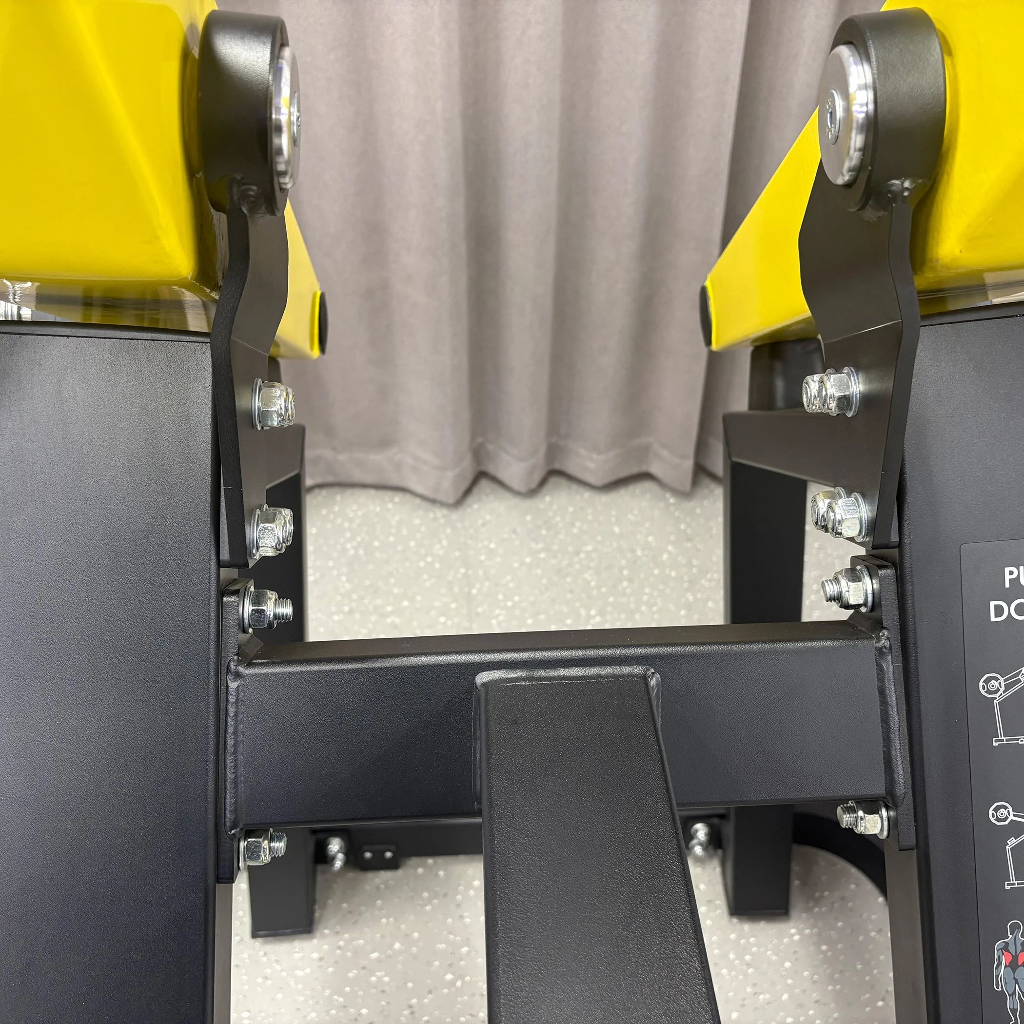 Adjustable Plate Load Smith Row Machine Customizable Back Workout Equipment